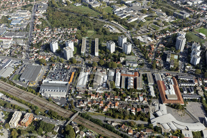 Le département de Seine-Saint-Denis (Région Ile-de-France) en vues aériennes obliques