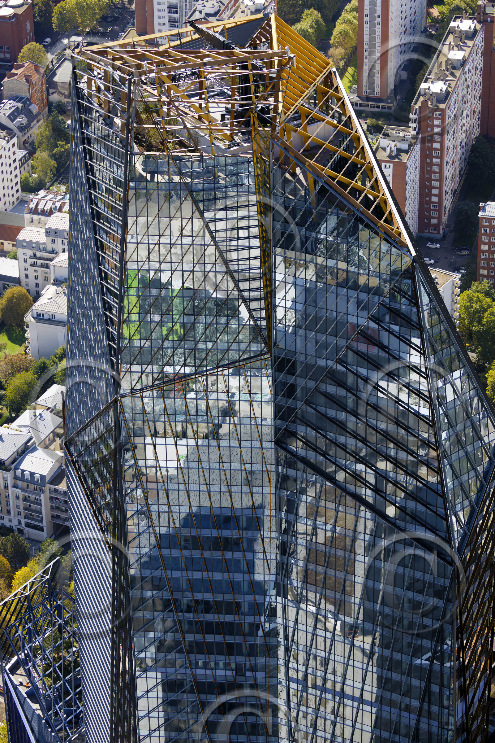 Le département des Hauts-de-Seine (Région Ile-de-France) en vues aériennes obliques