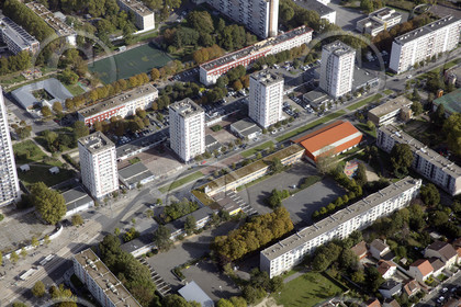 Le département de Seine-Saint-Denis (Région Ile-de-France) en vues aériennes obliques
