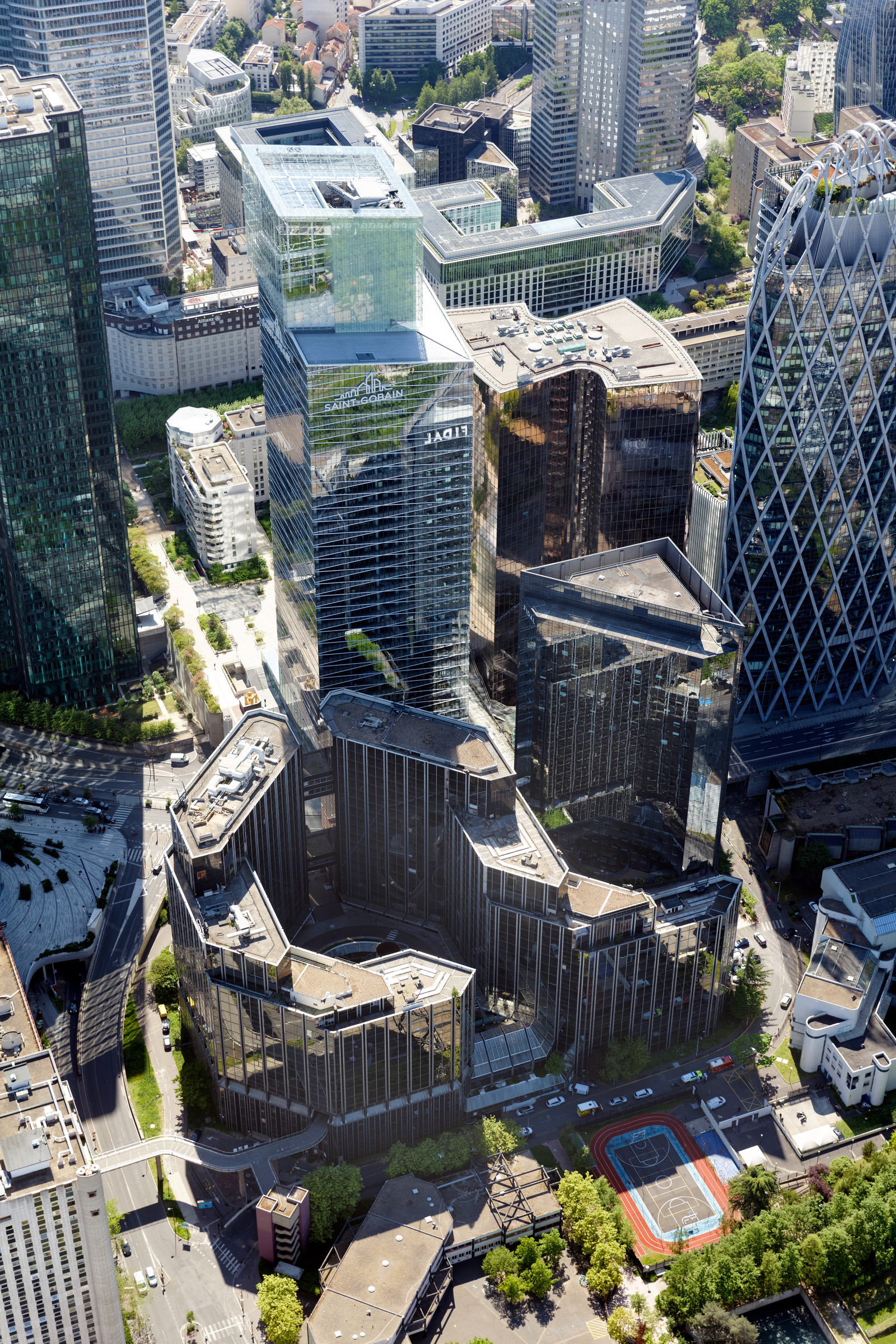 Le département des Hauts-de-Seine (Région Ile-de-France) en vues aériennes obliques