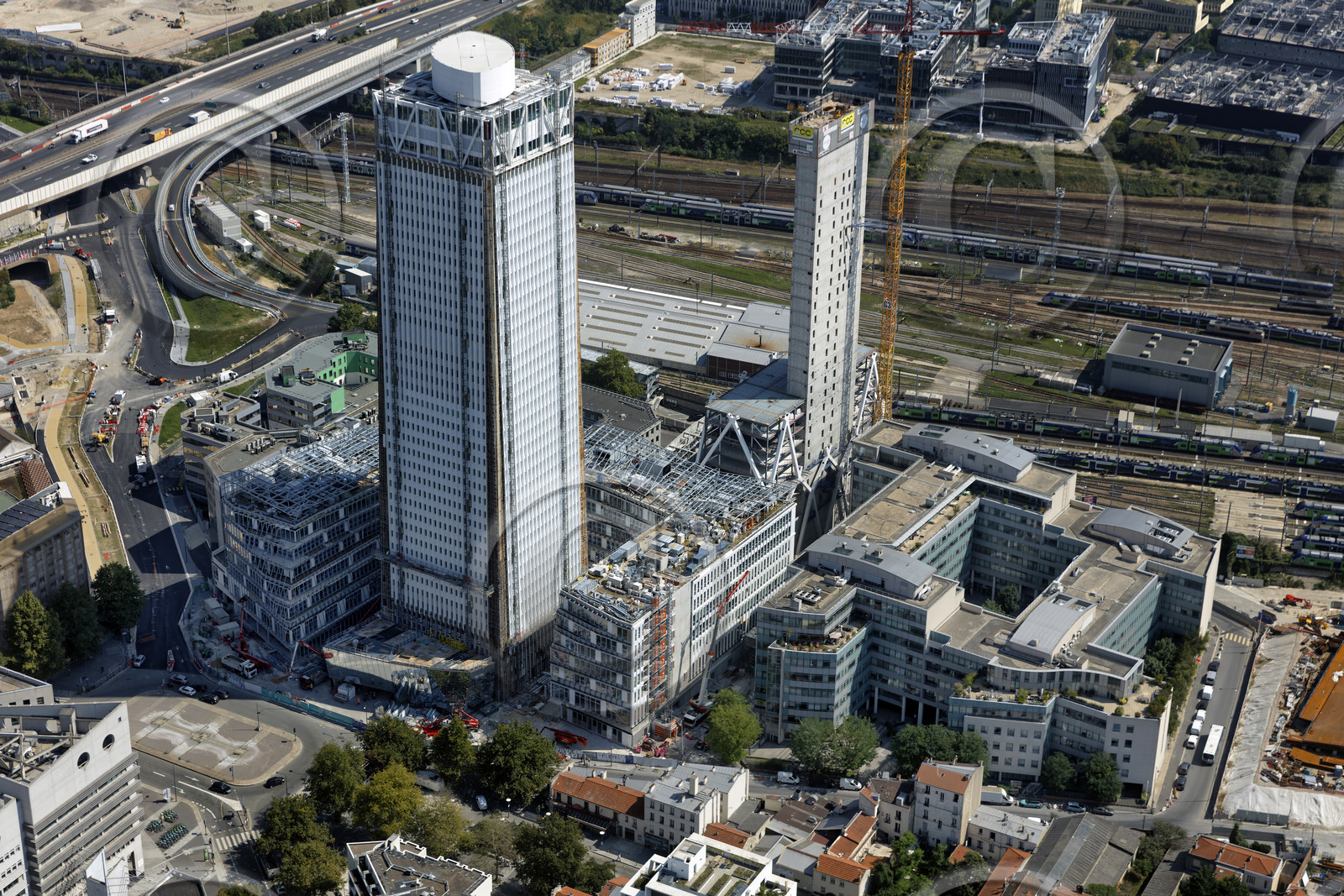 Le département de Seine-Saint-Denis (Région Ile-de-France) en vues aériennes obliques