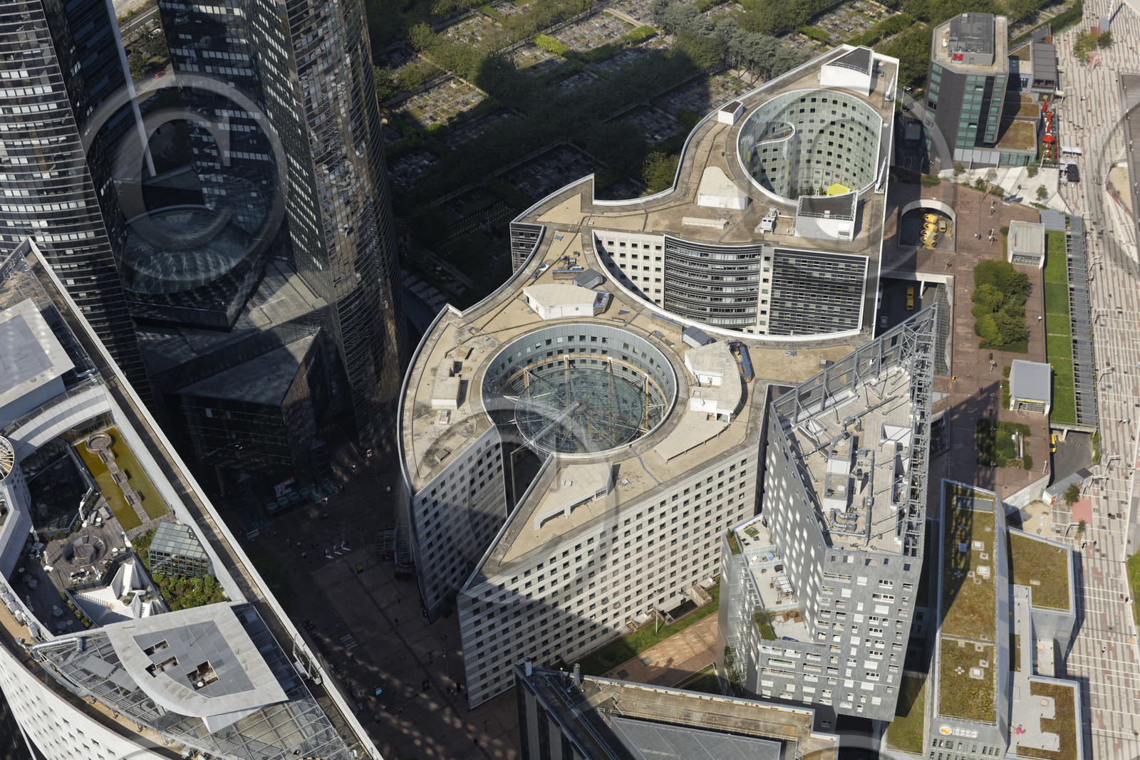 Le département des Hauts-de-Seine (Région Ile-de-France) en vues aériennes obliques