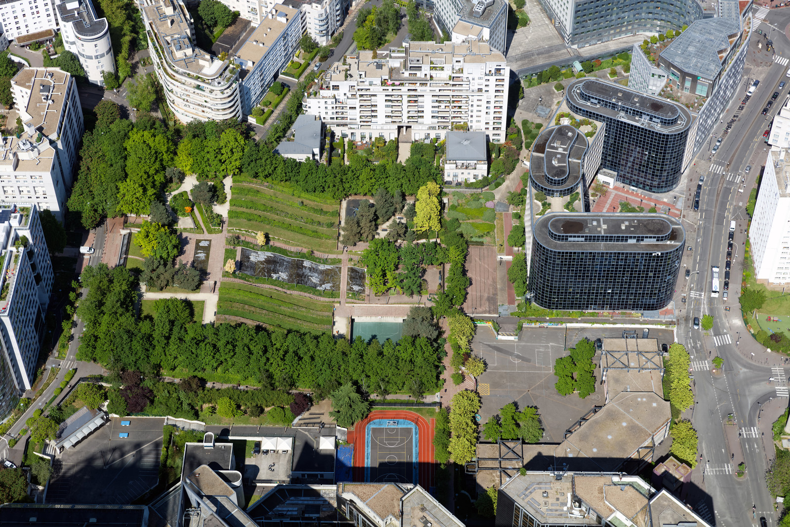 Le département des Hauts-de-Seine (Région Ile-de-France) en vues aériennes obliques