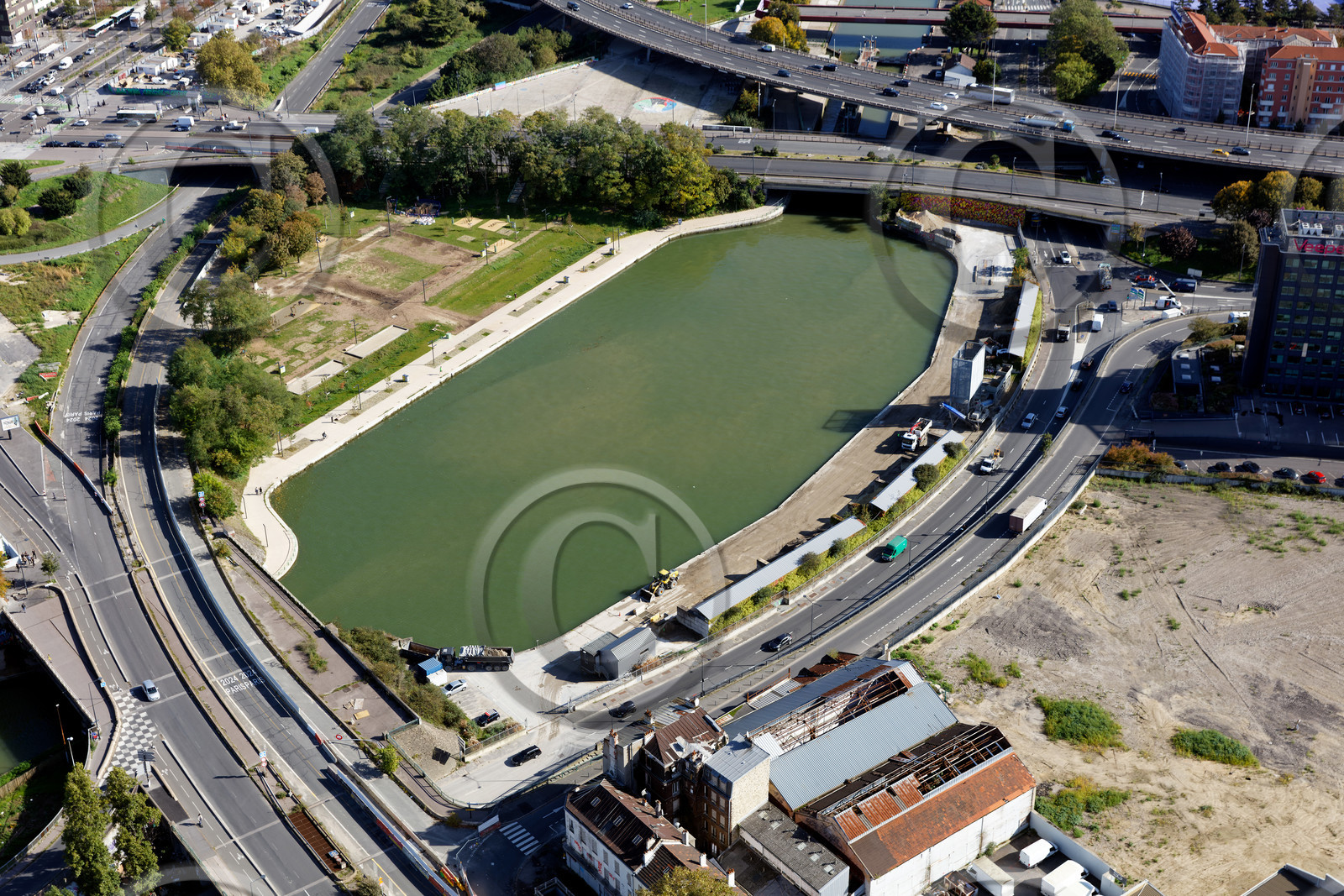 Le département de Seine-Saint-Denis (Région Ile-de-France) en vues aériennes obliques