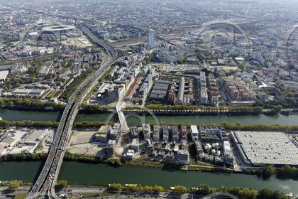 Le département de Seine-Saint-Denis (Région Ile-de-France) en vues aériennes obliques