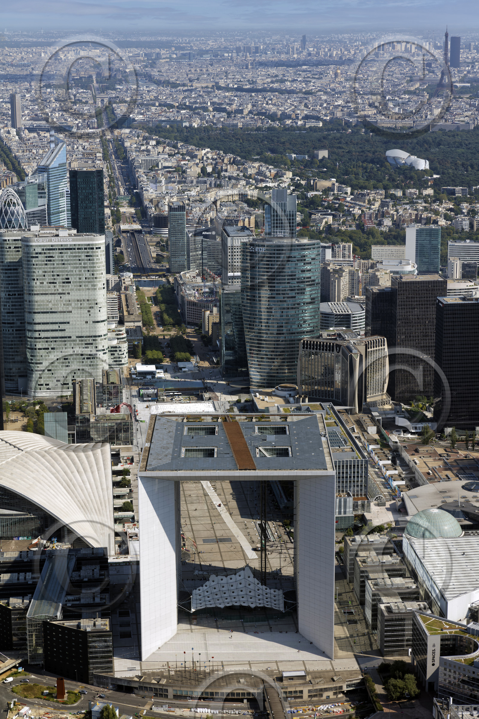 Le département des Hauts-de-Seine (Région Ile-de-France) en vues aériennes obliques