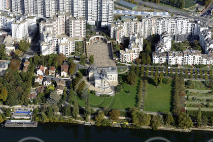 Le département de Seine-Saint-Denis (Région Ile-de-France) en vues aériennes obliques