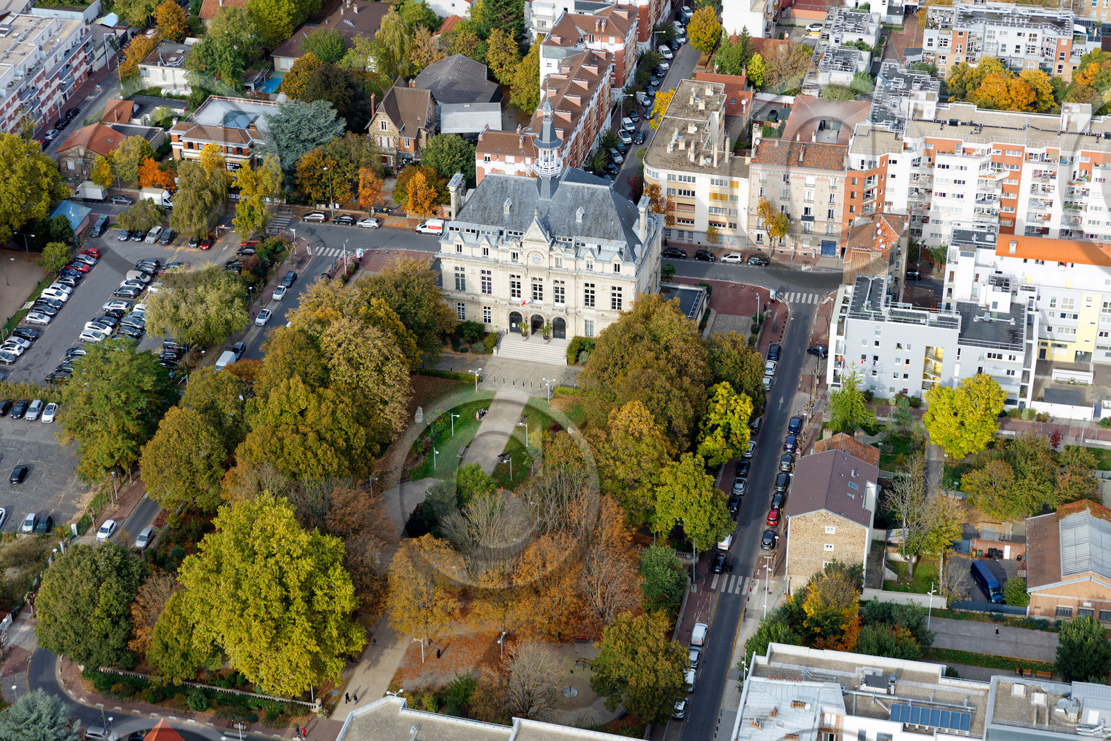 Le département de Seine-Saint-Denis (Région Ile-de-France) en vues aériennes obliques