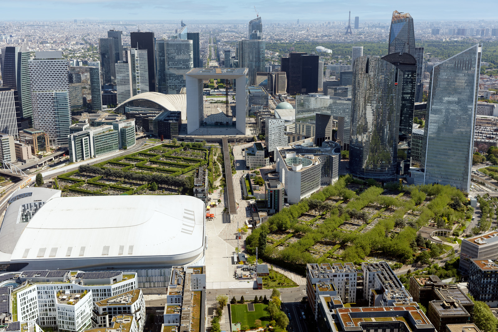Le département des Hauts-de-Seine (Région Ile-de-France) en vues aériennes obliques