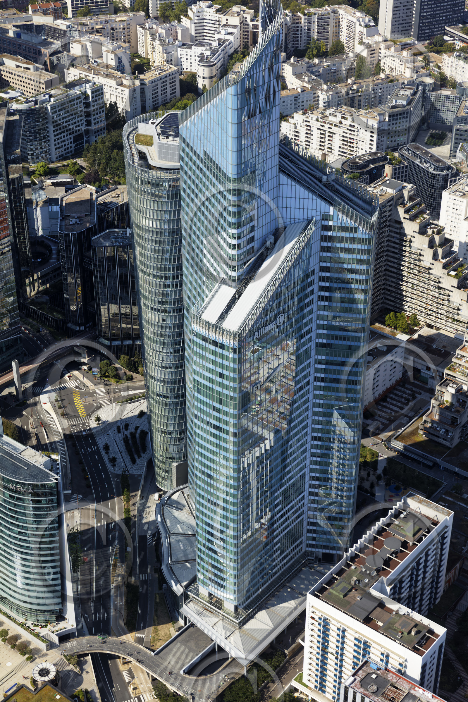 Le département des Hauts-de-Seine (Région Ile-de-France) en vues aériennes obliques