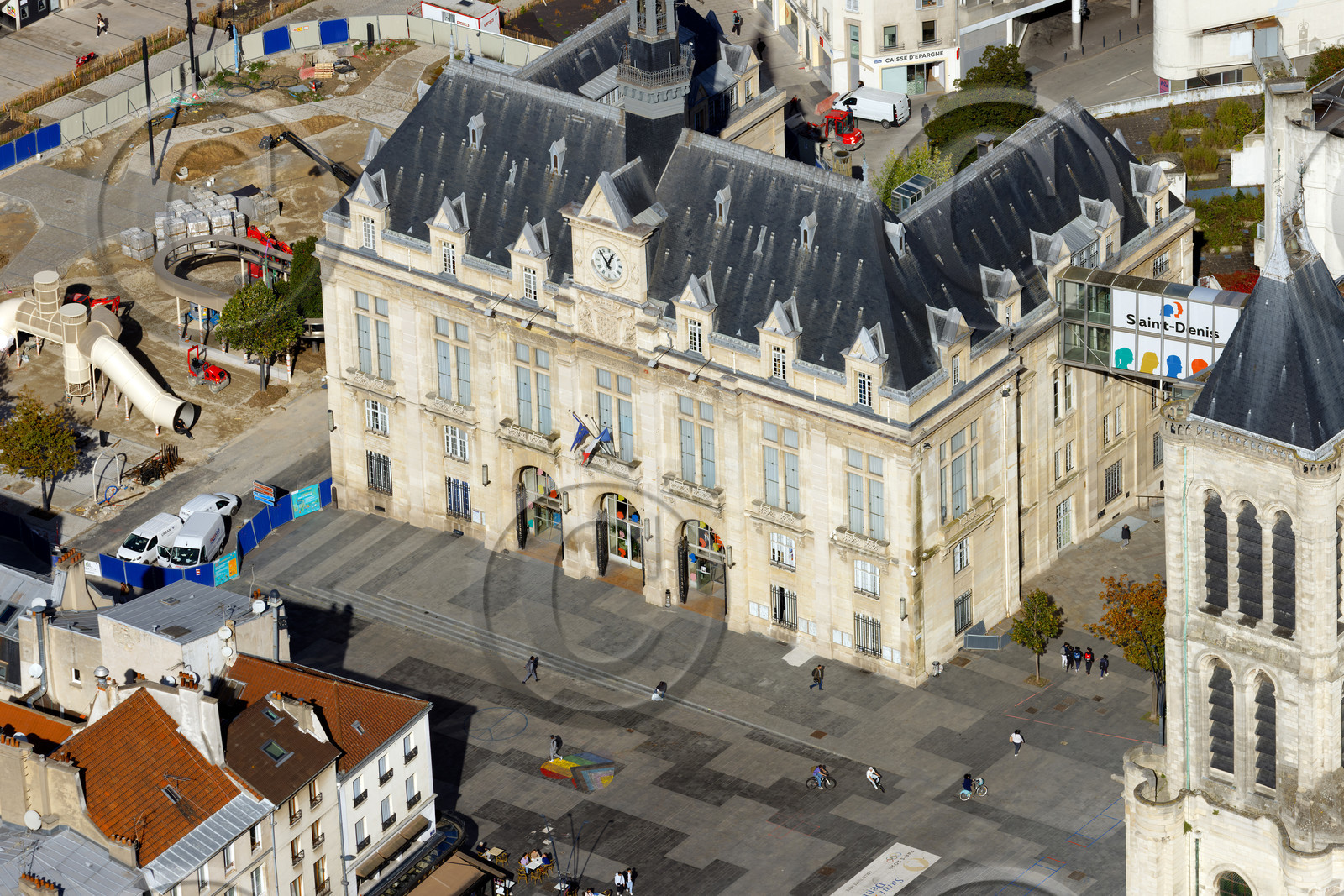 Le département de Seine-Saint-Denis (Région Ile-de-France) en vues aériennes obliques