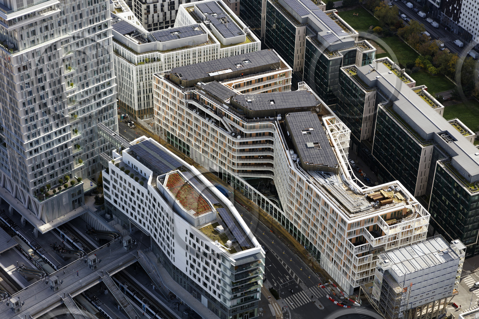 Le département des Hauts-de-Seine (Région Ile-de-France) en vues aériennes obliques