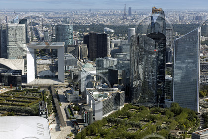 Le département des Hauts-de-Seine (Région Ile-de-France) en vues aériennes obliques