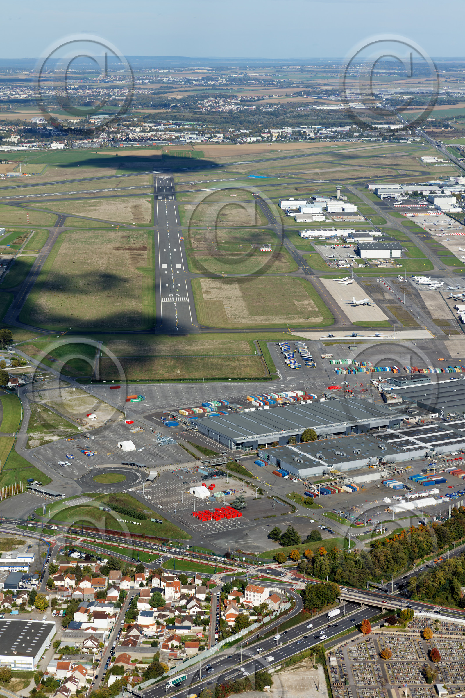 Le département de Seine-Saint-Denis (Région Ile-de-France) en vues aériennes obliques