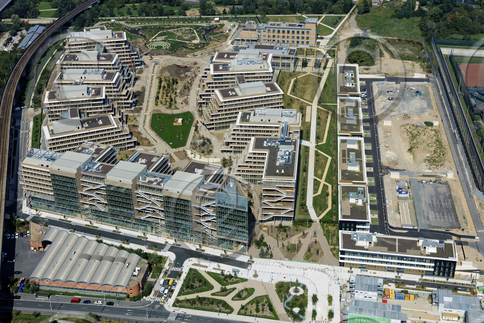 Le département des Hauts-de-Seine (Région Ile-de-France) en vues aériennes obliques