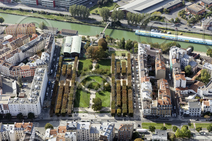 Le département de Seine-Saint-Denis (Région Ile-de-France) en vues aériennes obliques