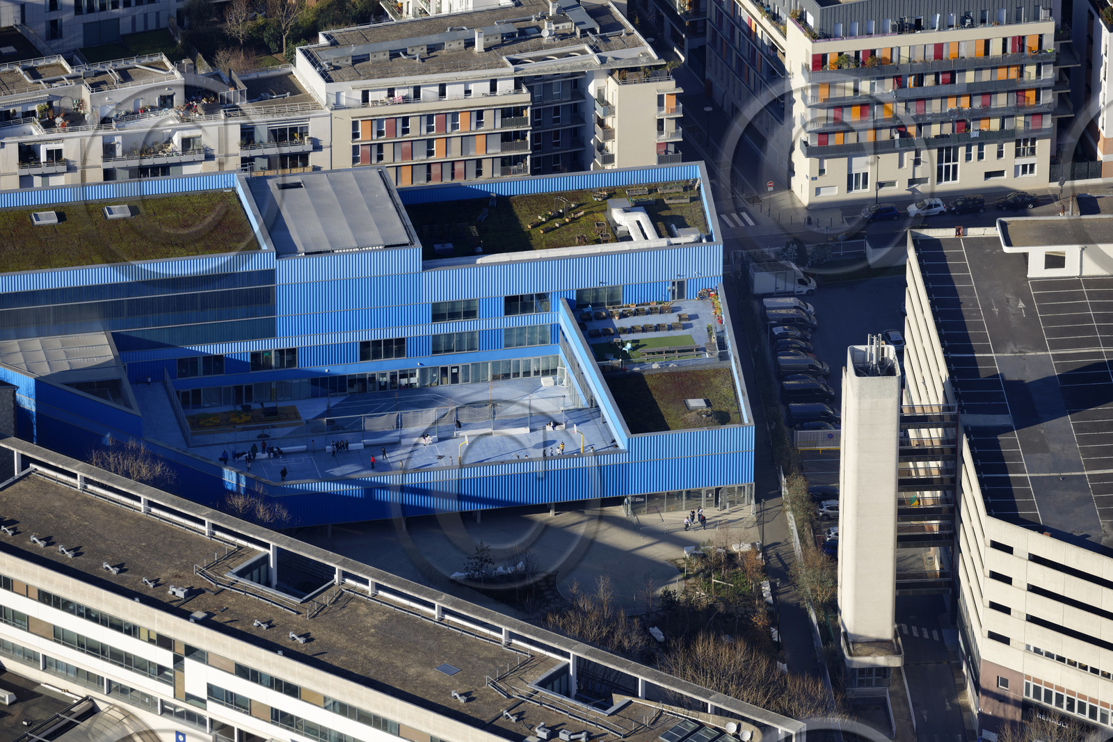 Le département des Hauts-de-Seine (Région Ile-de-France) en vues aériennes obliques