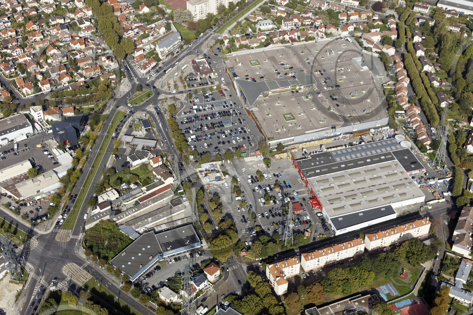 Le département de Seine-Saint-Denis (Région Ile-de-France) en vues aériennes obliques