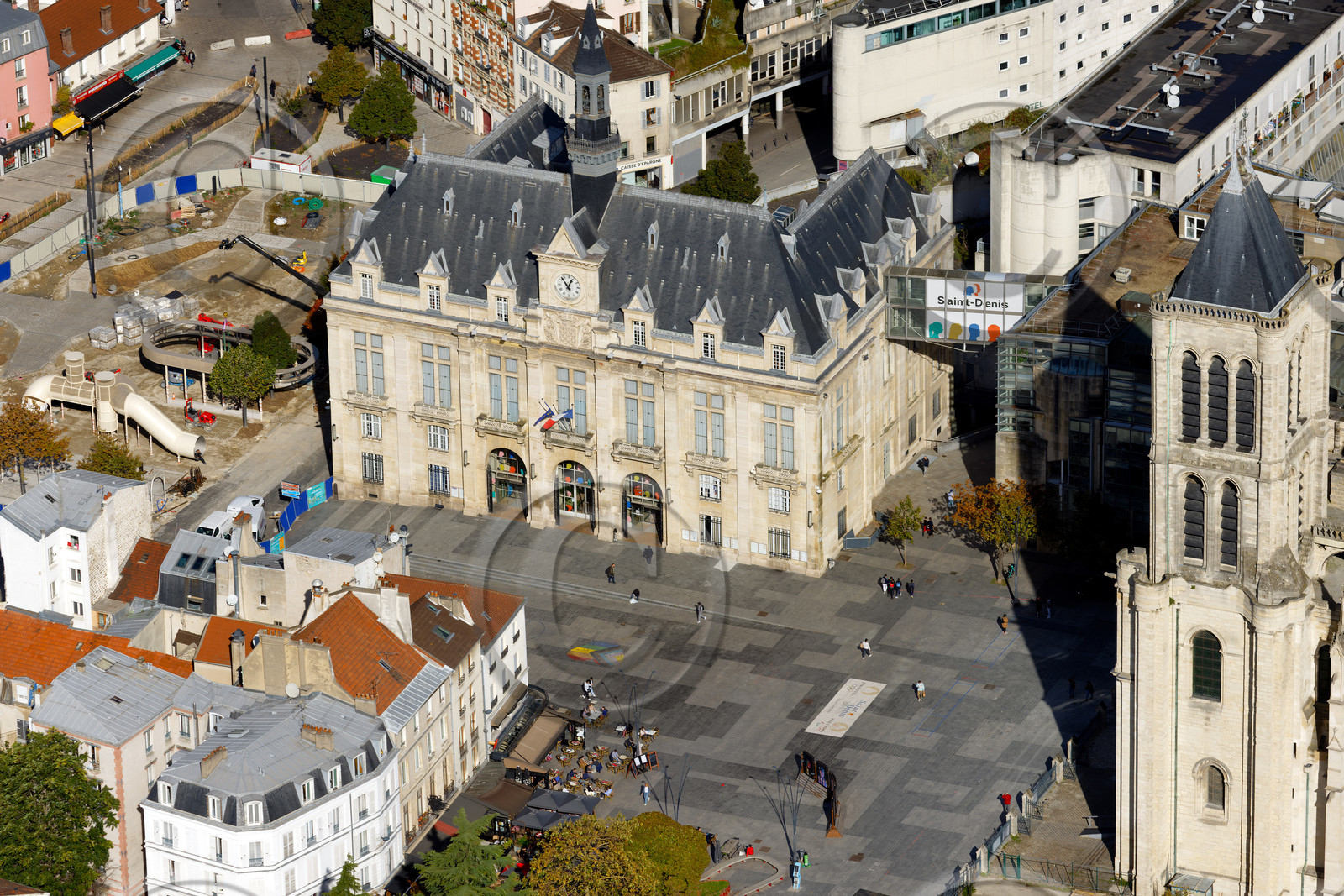 Le département de Seine-Saint-Denis (Région Ile-de-France) en vues aériennes obliques