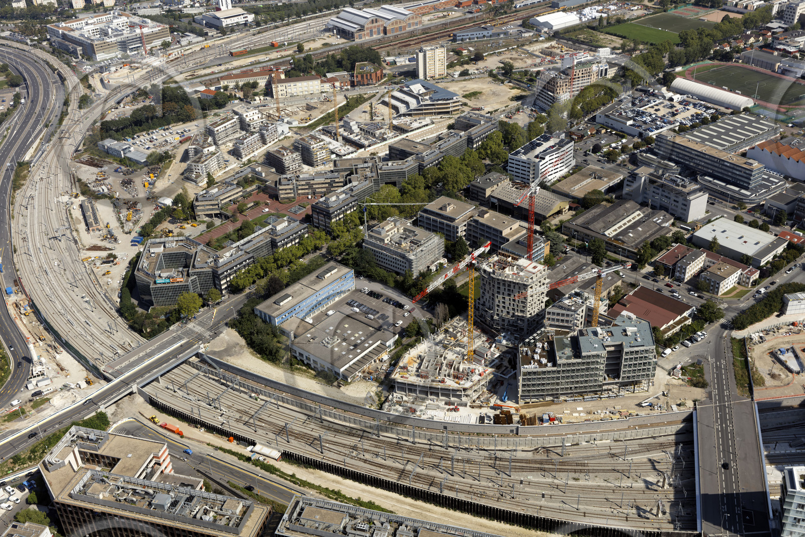 Le département des Hauts-de-Seine (Région Ile-de-France) en vues aériennes obliques