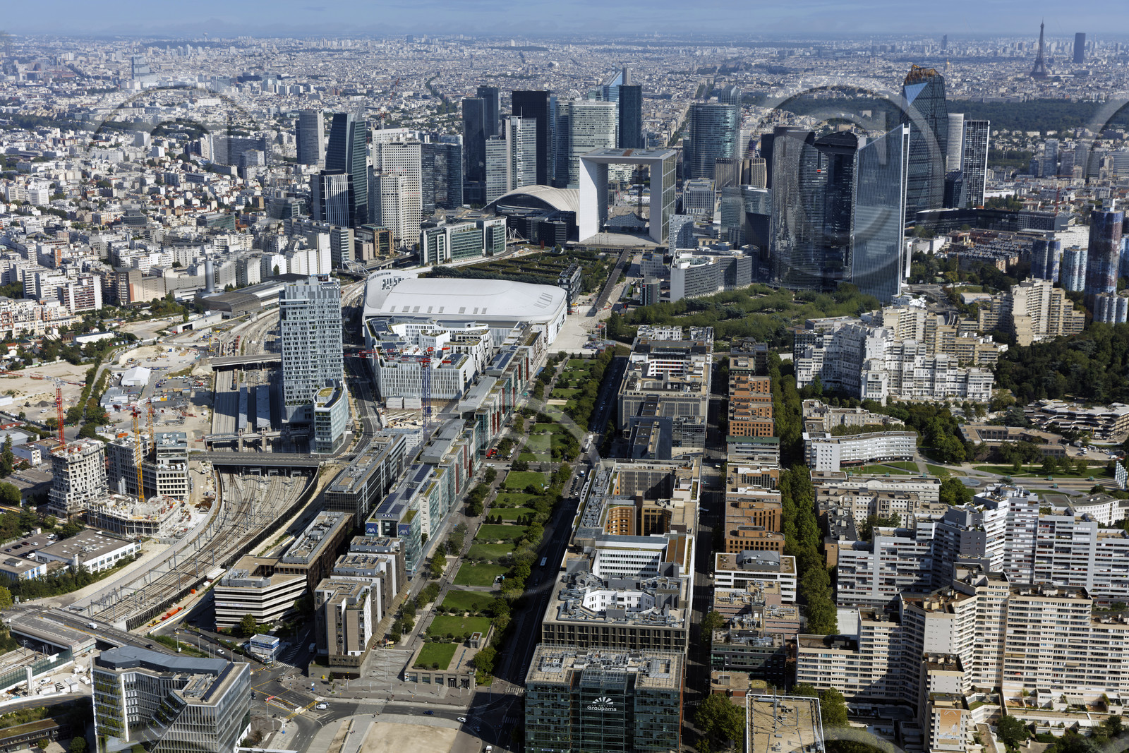 Le département des Hauts-de-Seine (Région Ile-de-France) en vues aériennes obliques