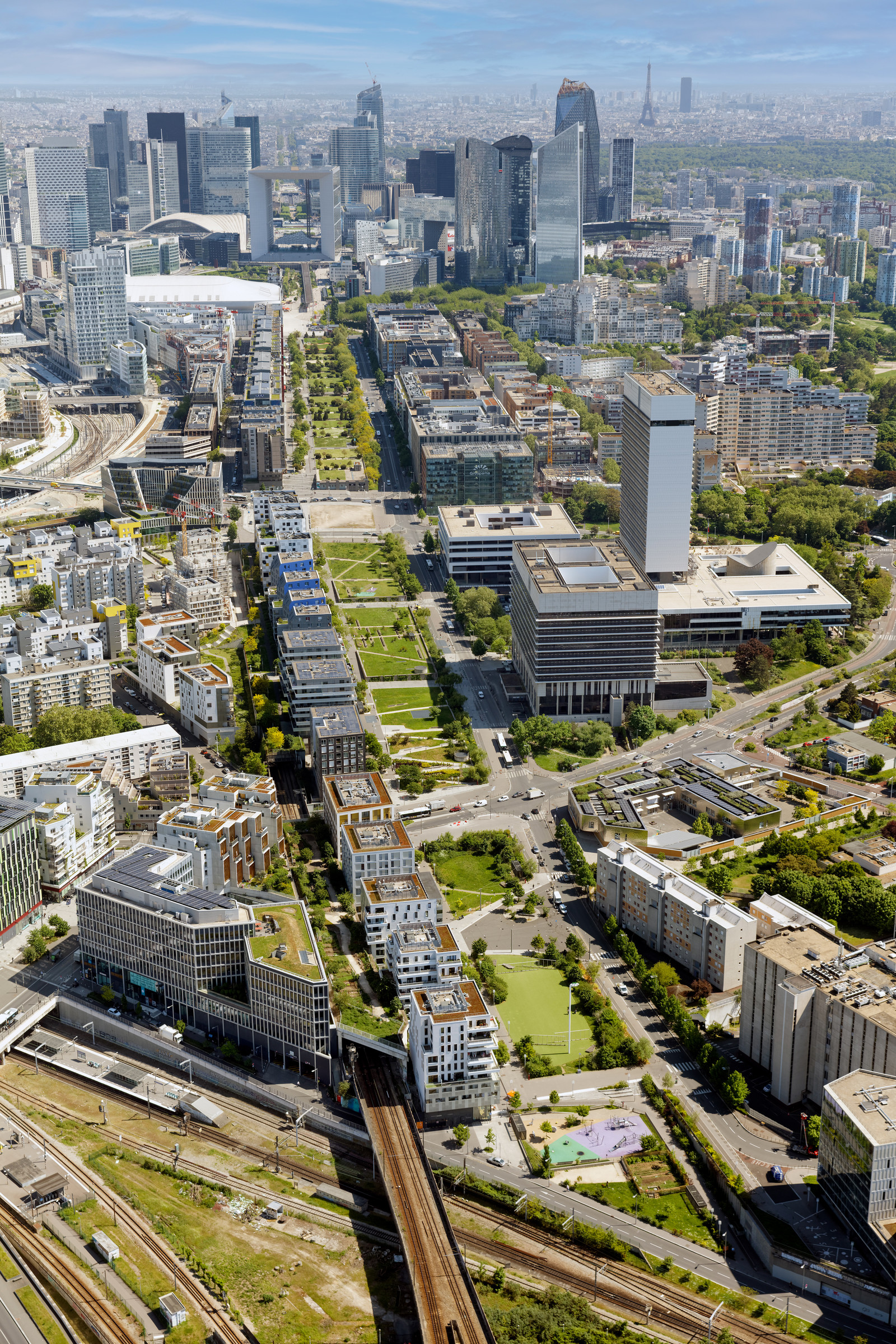 Le département des Hauts-de-Seine (Région Ile-de-France) en vues aériennes obliques