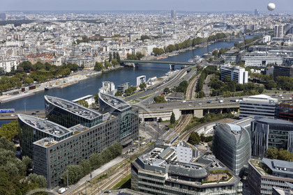 Le département des Hauts-de-Seine (Région Ile-de-France) en vues aériennes obliques