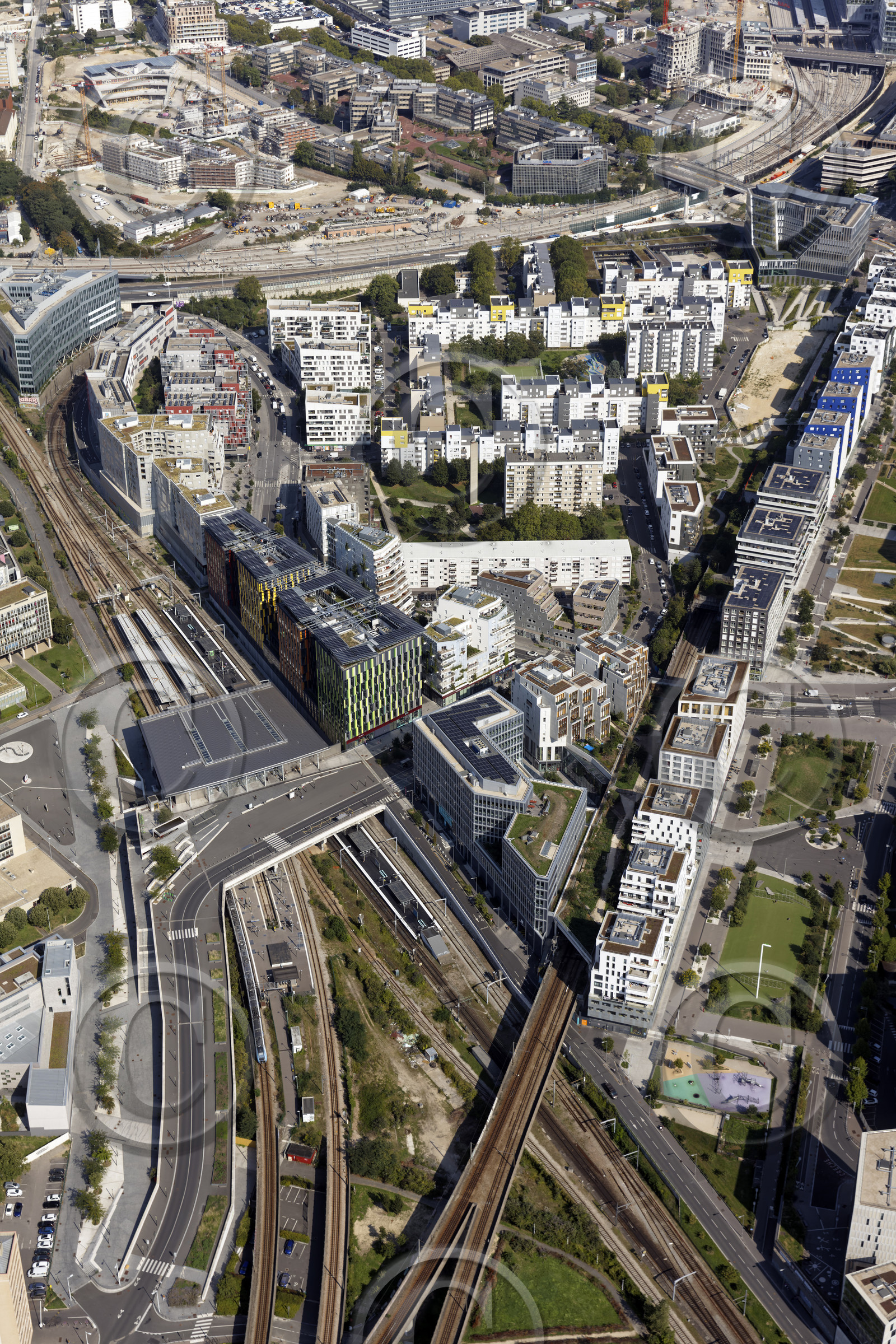 Le département des Hauts-de-Seine (Région Ile-de-France) en vues aériennes obliques