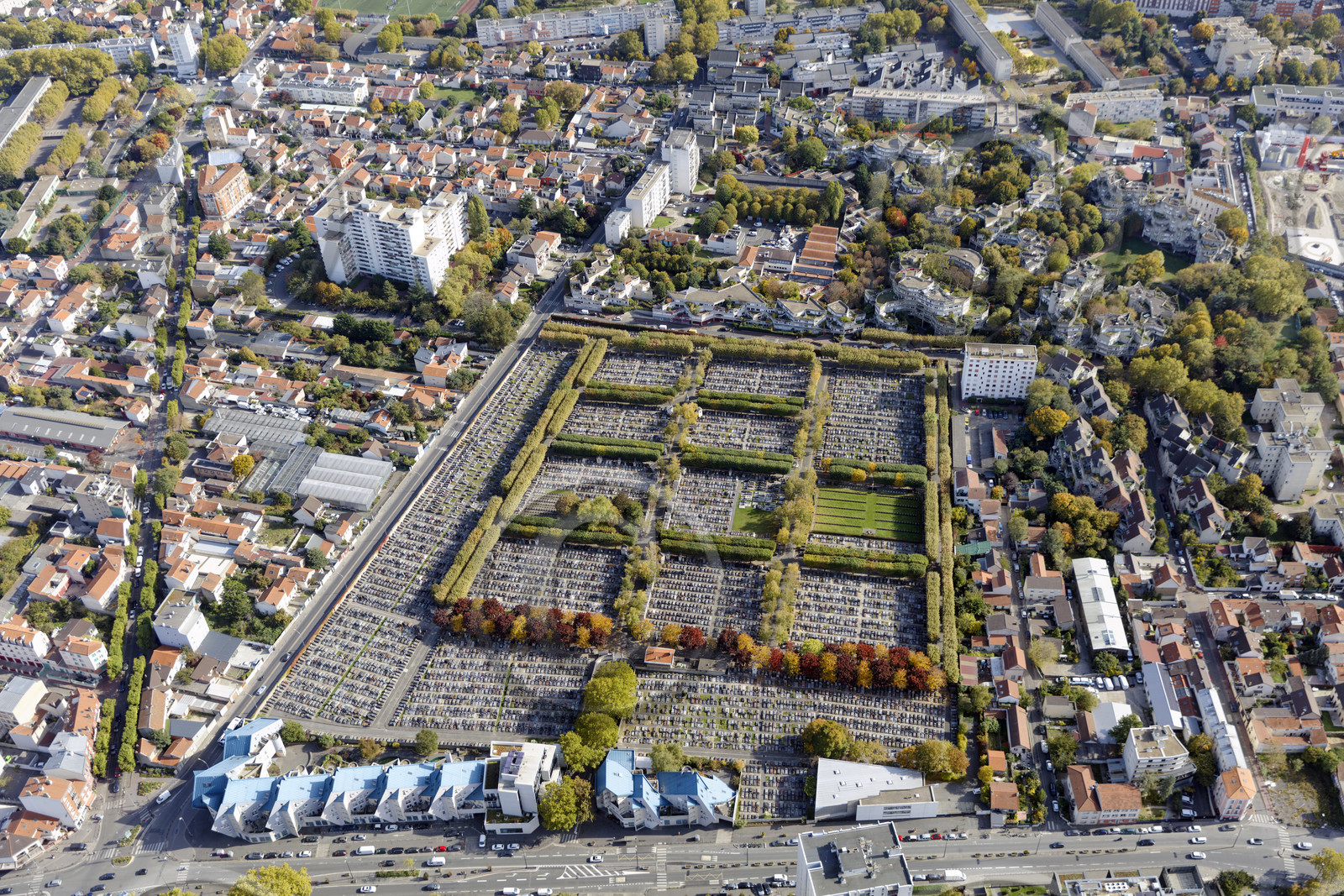 Le département de Seine-Saint-Denis (Région Ile-de-France) en vues aériennes obliques