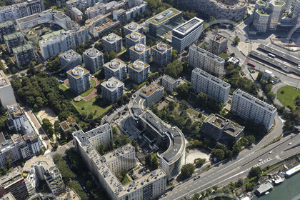 Le département des Hauts-de-Seine (Région Ile-de-France) en vues aériennes obliques