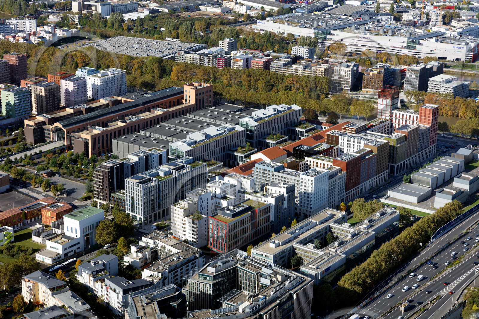 Le département de Seine-Saint-Denis (Région Ile-de-France) en vues aériennes obliques