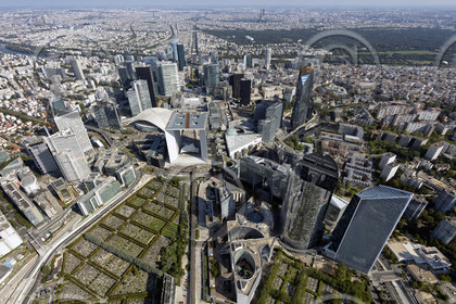 Le département des Hauts-de-Seine (Région Ile-de-France) en vues aériennes obliques