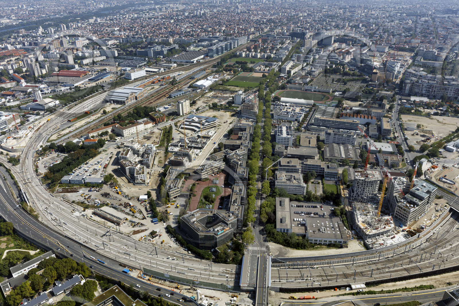 Le département des Hauts-de-Seine (Région Ile-de-France) en vues aériennes obliques