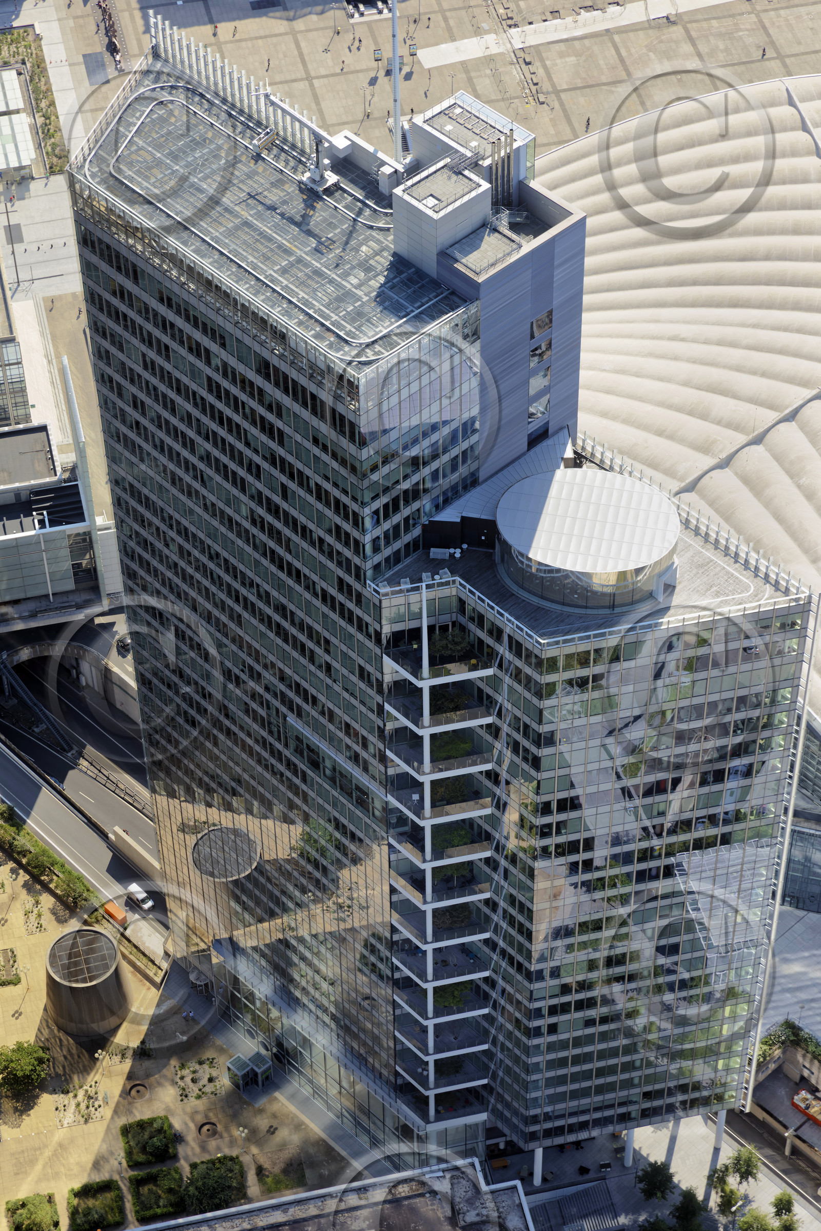 Le département des Hauts-de-Seine (Région Ile-de-France) en vues aériennes obliques