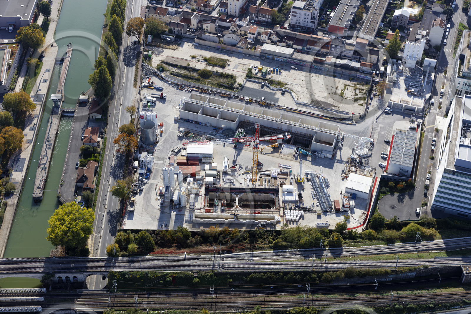 Le département de Seine-Saint-Denis (Région Ile-de-France) en vues aériennes obliques