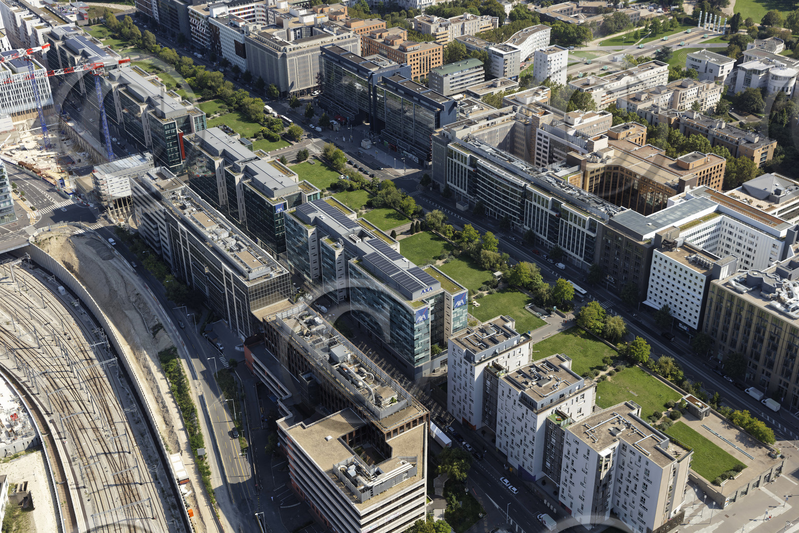 Le département des Hauts-de-Seine (Région Ile-de-France) en vues aériennes obliques