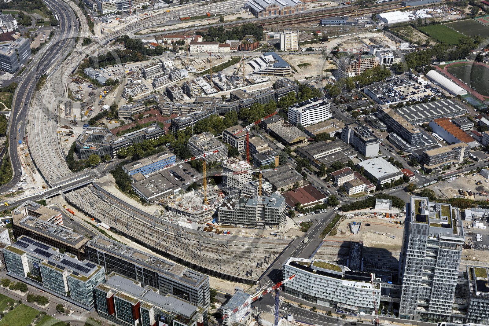 Le département des Hauts-de-Seine (Région Ile-de-France) en vues aériennes obliques