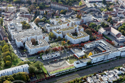 Le département de Seine-Saint-Denis (Région Ile-de-France) en vues aériennes obliques