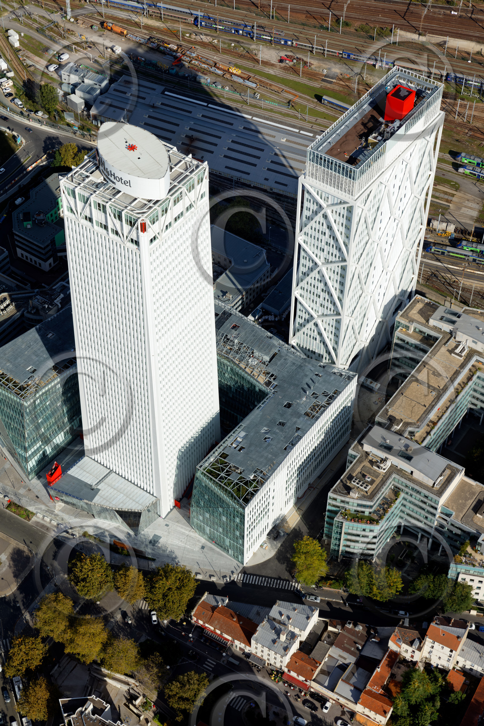 Le département de Seine-Saint-Denis (Région Ile-de-France) en vues aériennes obliques