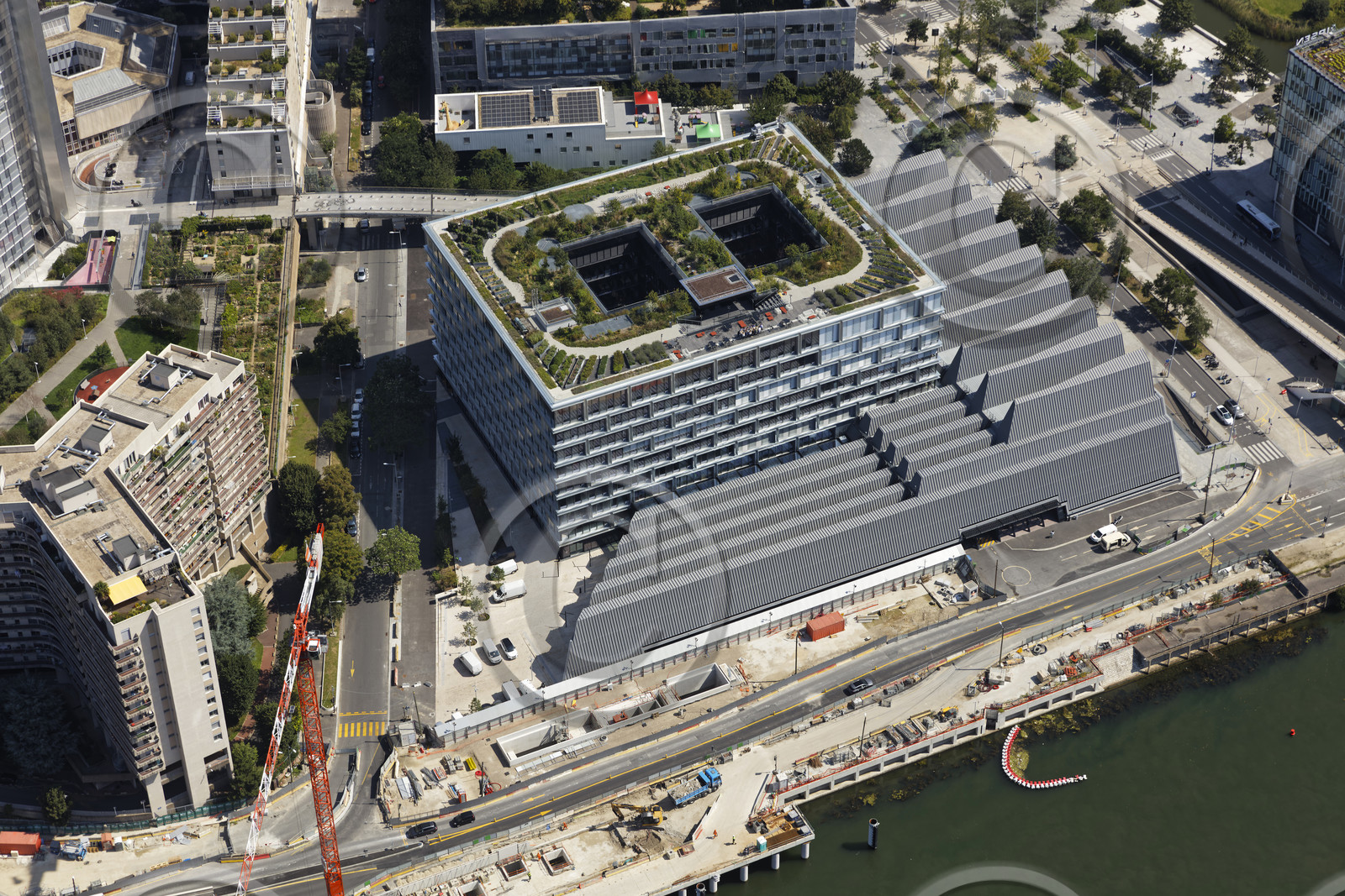 Le département des Hauts-de-Seine (Région Ile-de-France) en vues aériennes obliques