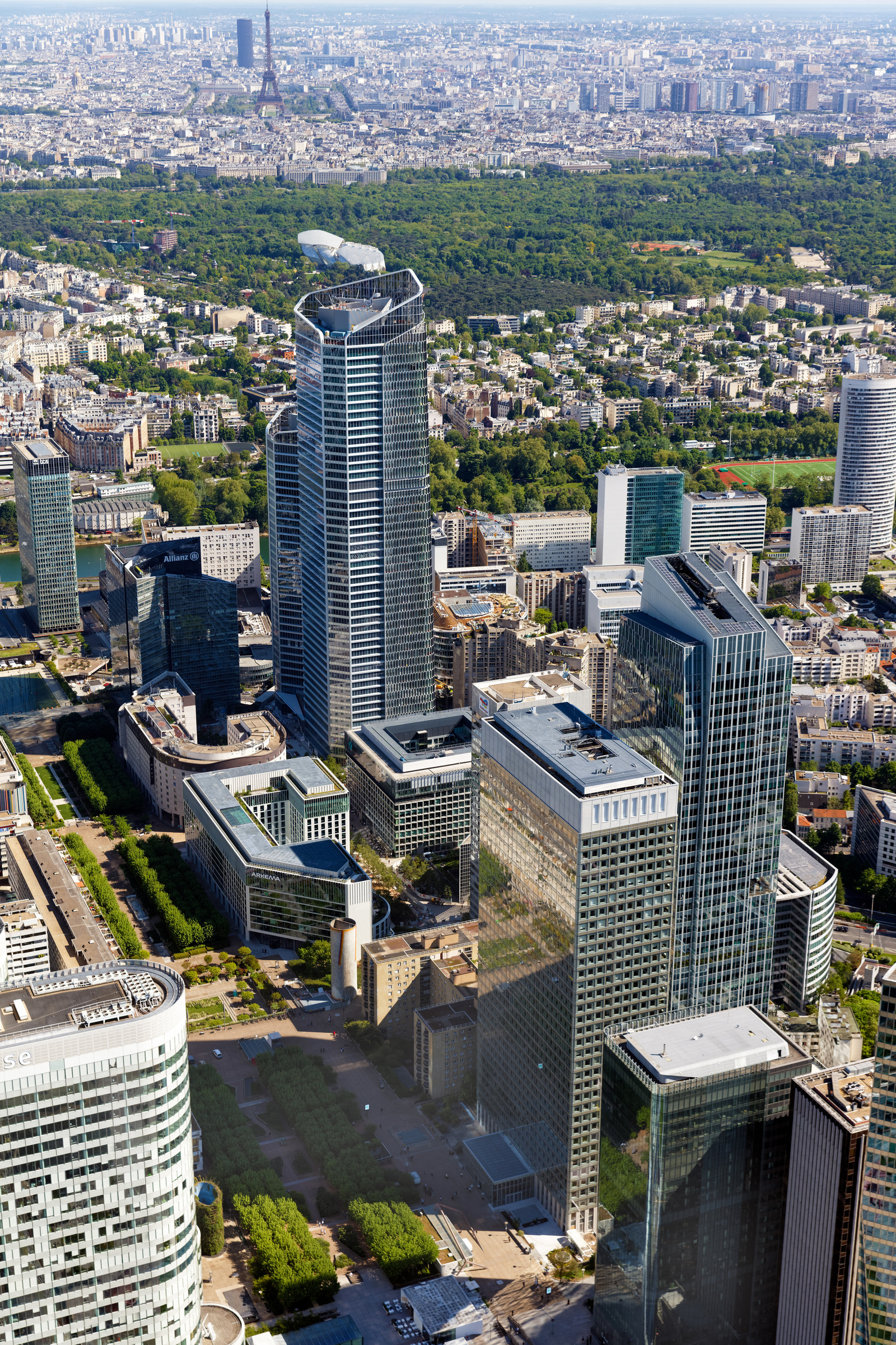 Le département des Hauts-de-Seine (Région Ile-de-France) en vues aériennes obliques