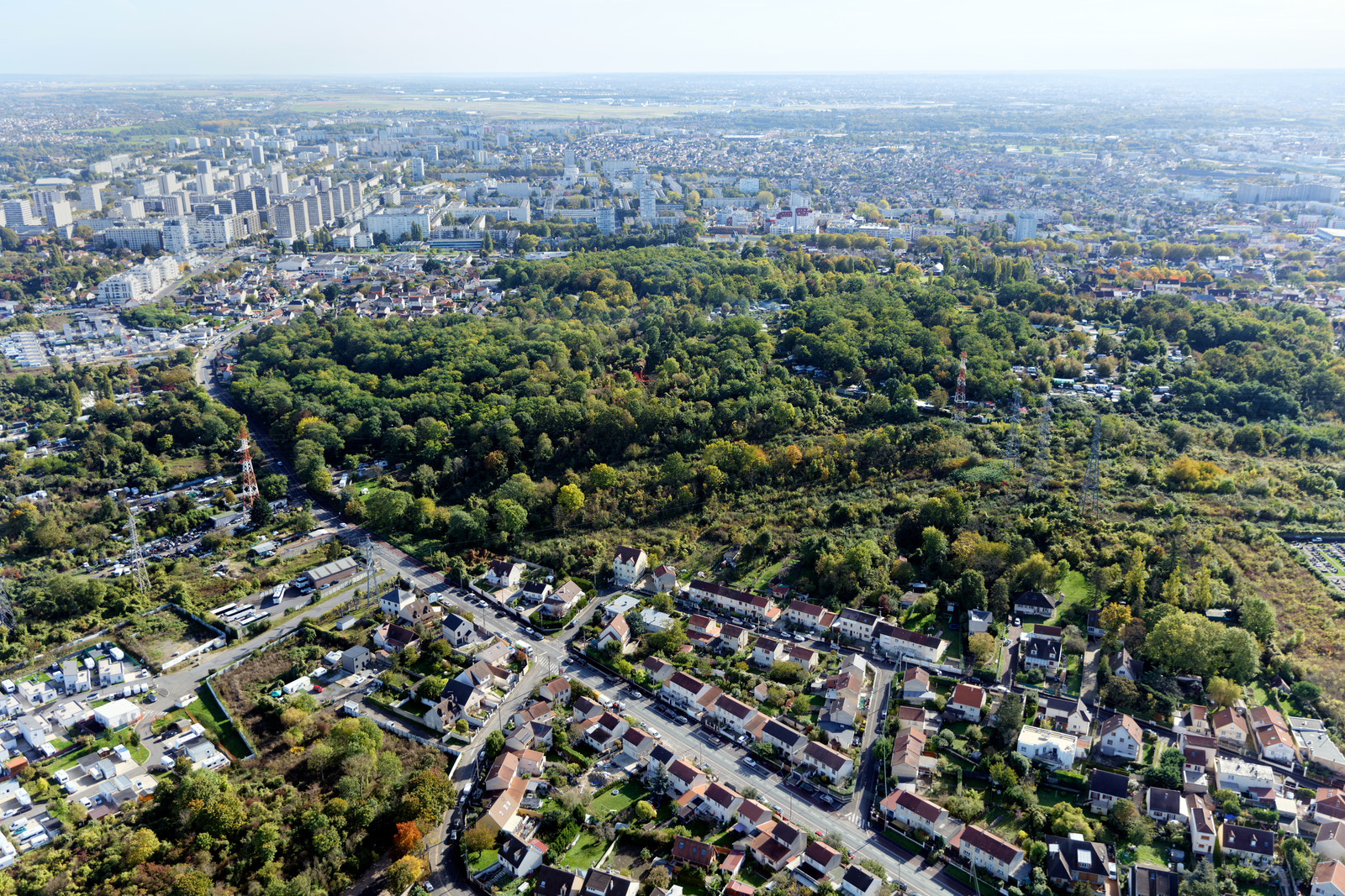 Le Val d'Oise en vues aériennes obliques