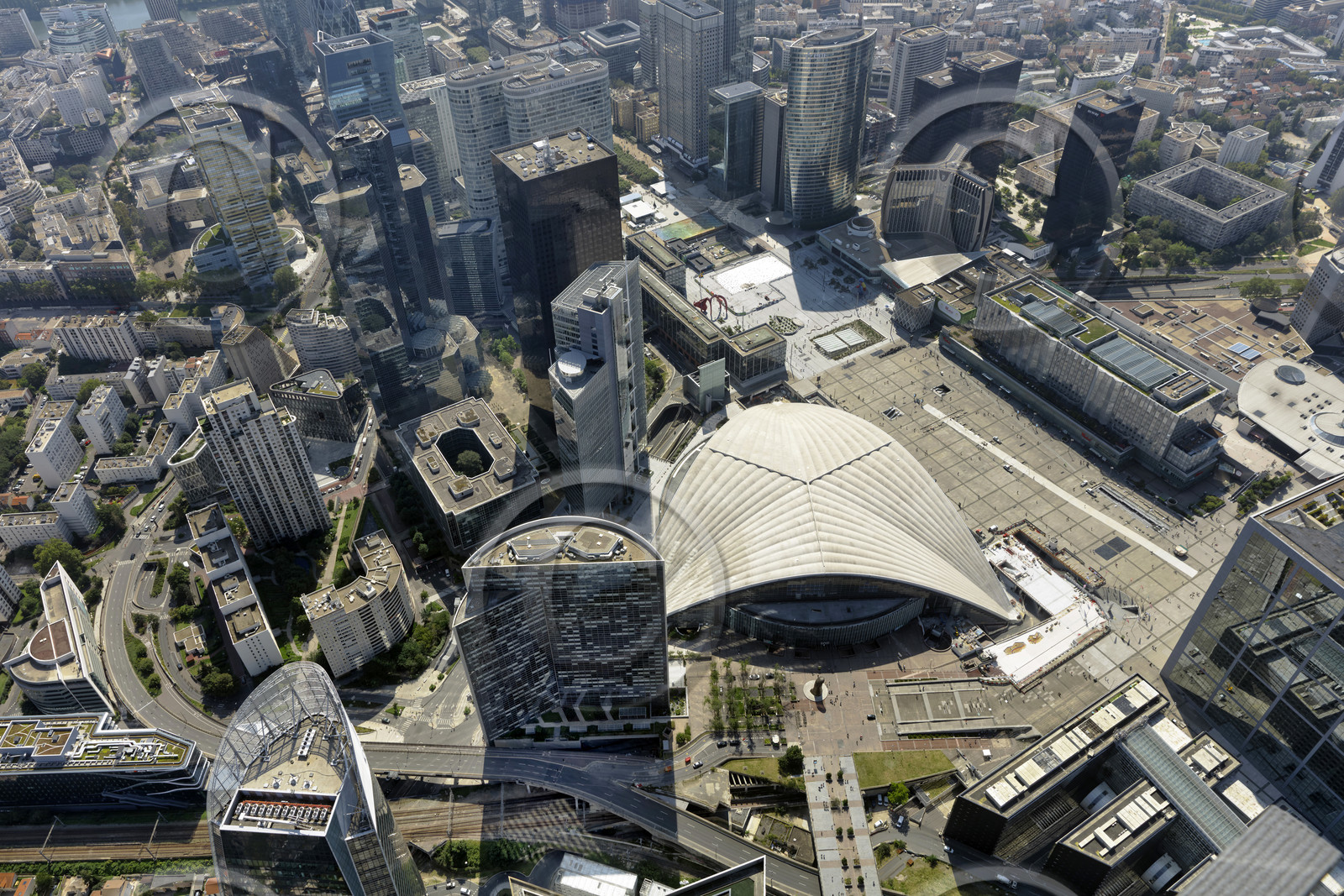 Le département des Hauts-de-Seine (Région Ile-de-France) en vues aériennes obliques