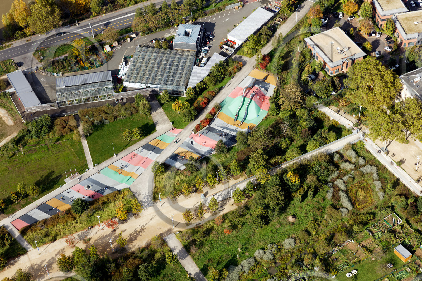 Le département de Seine-Saint-Denis (Région Ile-de-France) en vues aériennes obliques