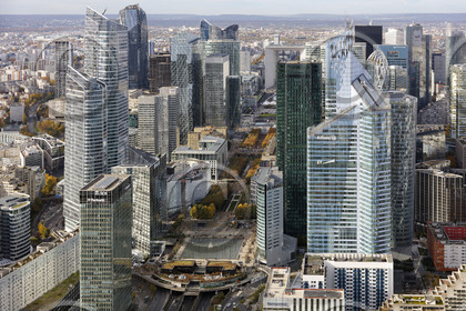 Le département des Hauts-de-Seine (Région Ile-de-France) en vues aériennes obliques