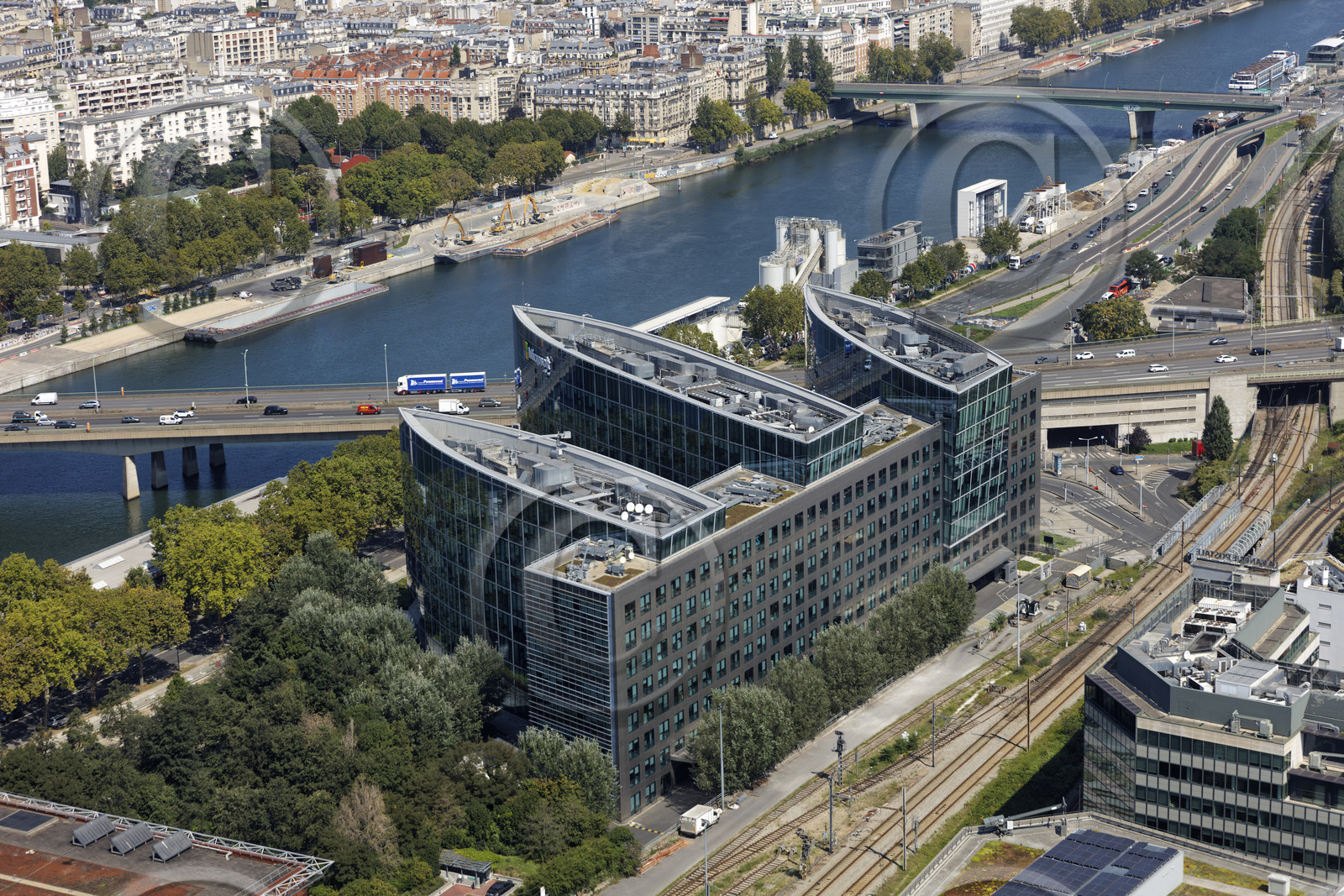 Le département des Hauts-de-Seine (Région Ile-de-France) en vues aériennes obliques