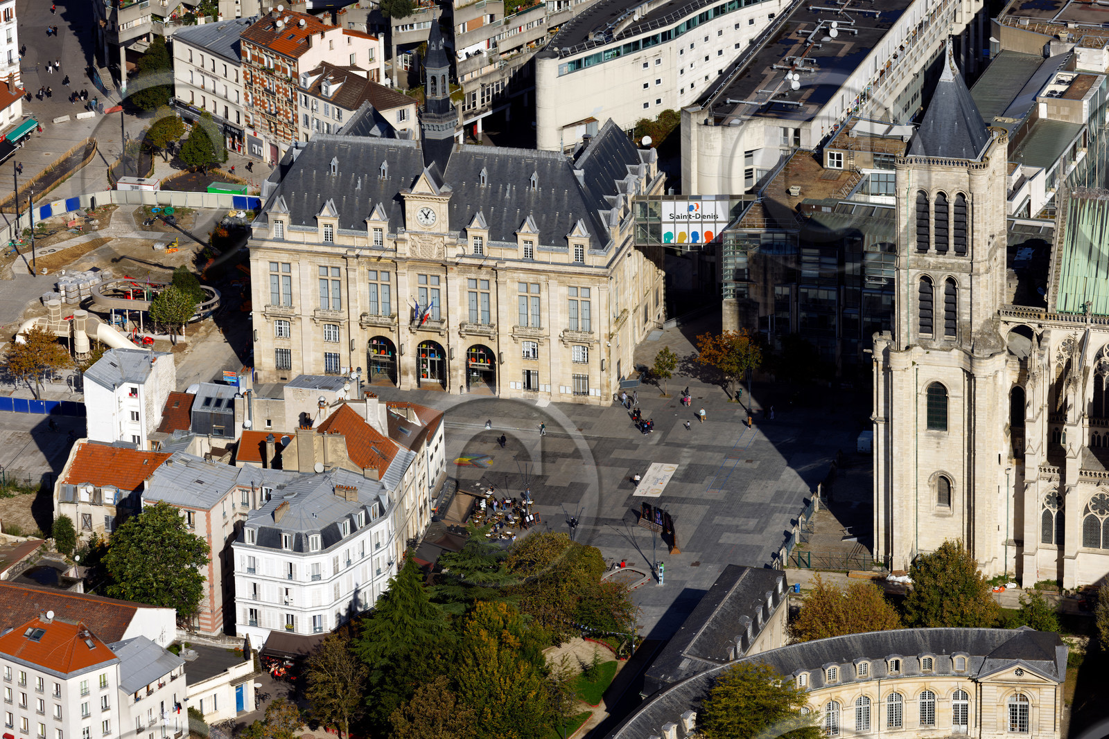 Le département de Seine-Saint-Denis (Région Ile-de-France) en vues aériennes obliques