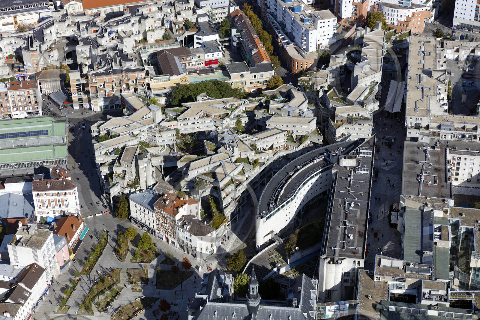 Le département de Seine-Saint-Denis (Région Ile-de-France) en vues aériennes obliques