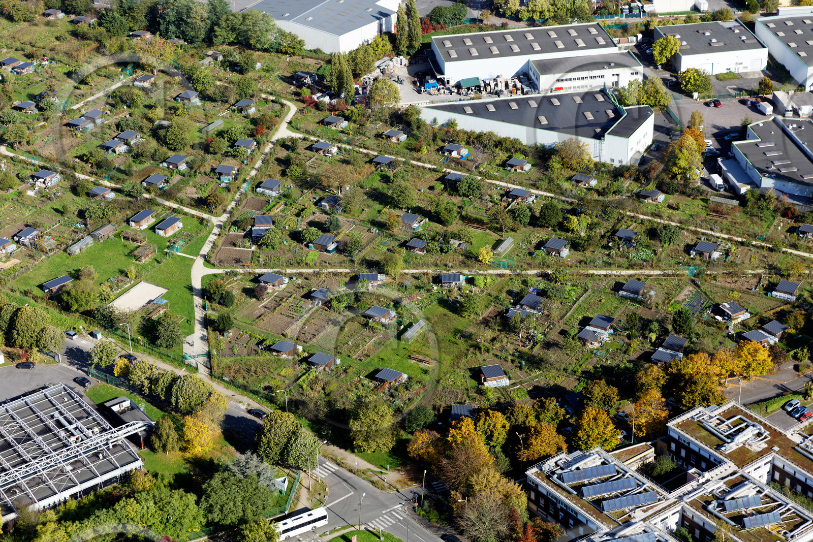 Le département de Seine-Saint-Denis (Région Ile-de-France) en vues aériennes obliques