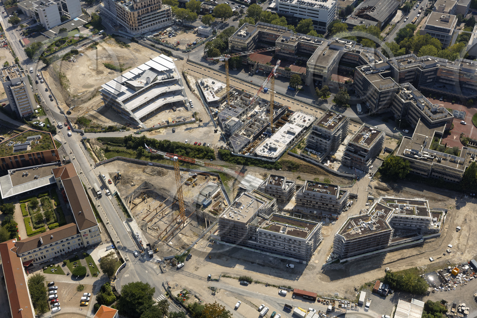 Le département des Hauts-de-Seine (Région Ile-de-France) en vues aériennes obliques